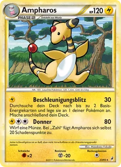 Ampharos, Ruf der Legenden No. 23 Normal