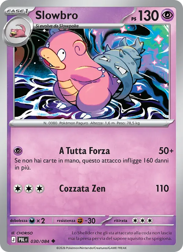 Slowbro, Buio Pesto Nº 030