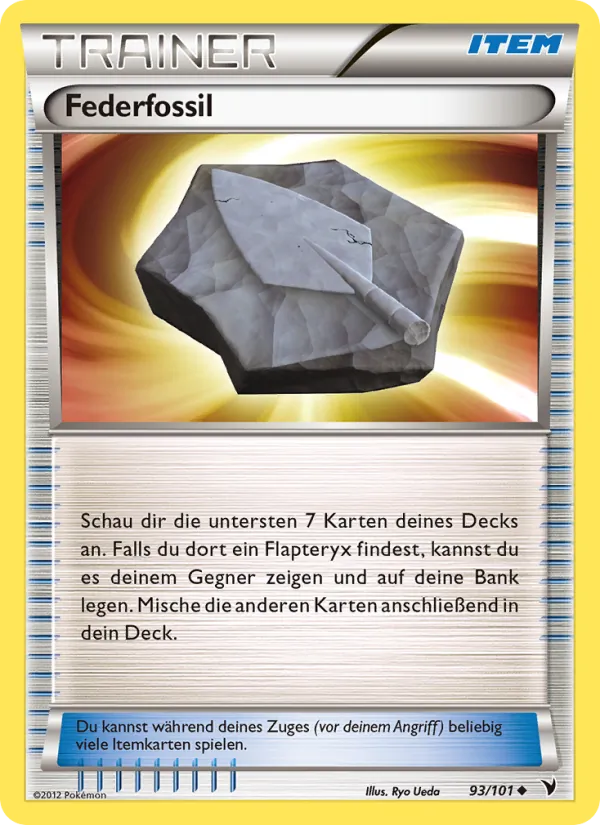 Federfossil, Königliche Siege No. 93
