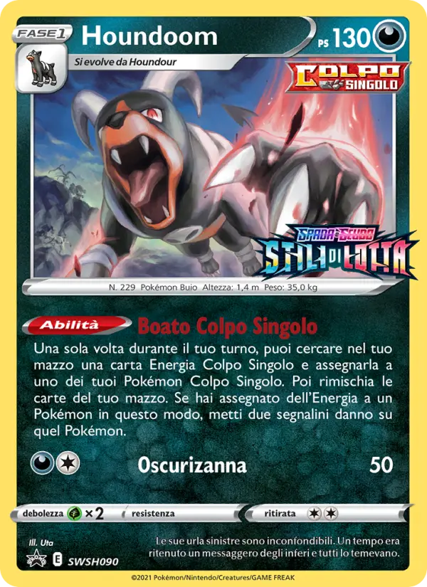 Houndoom, SPSC Promo No. SWSH090