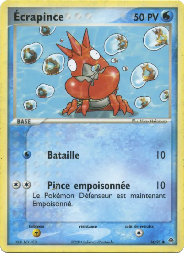 Écrapince, EX Dragon Nº 54