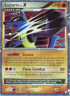 Lucario, Mysterious Treasures No. 122 Holo