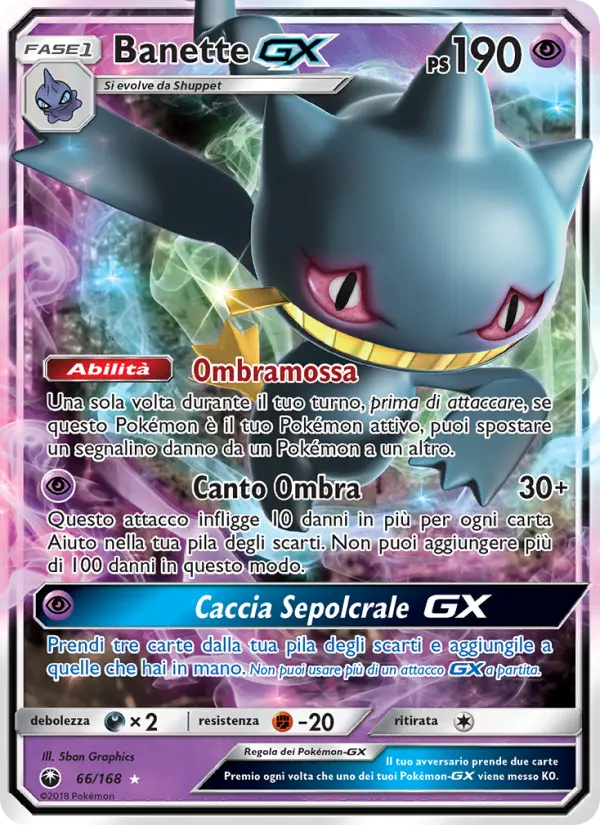 Banette GX, Tempesta Astrale No. 66