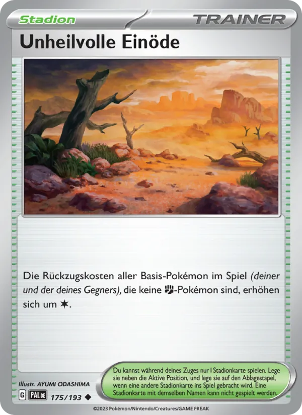 Unheilvolle Einöde, Entwicklungen in Paldea No. 175
