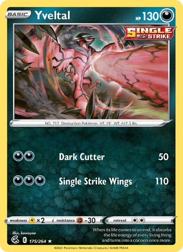 Yveltal, Fusion Strike Nº 175