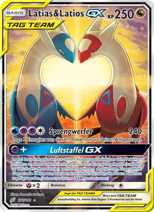 Latias & Latios GX, Teams Sind Trumpf No. 170