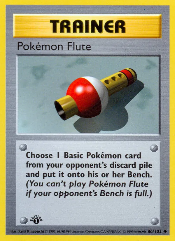 Pokémon Flute, Base Set Nº 86