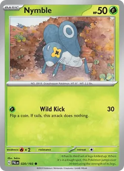 Nymble, Paldea Evolved No. 020 Normal