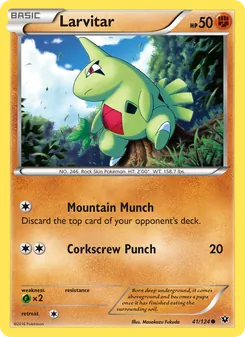 Larvitar, Fates Collide Nº 41 Normal