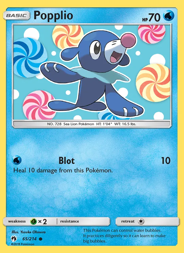 Popplio, Lost Thunder Nº 65
