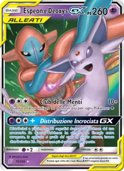Espeon e Deoxys GX, Sintonia Mentale No. 72 Normal