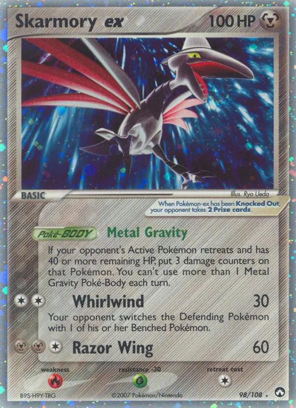 Skarmory ex, Power Keepers No. 98