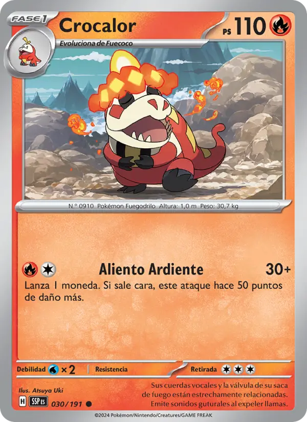 Crocalor, Chispas Fulgurantes No. 030