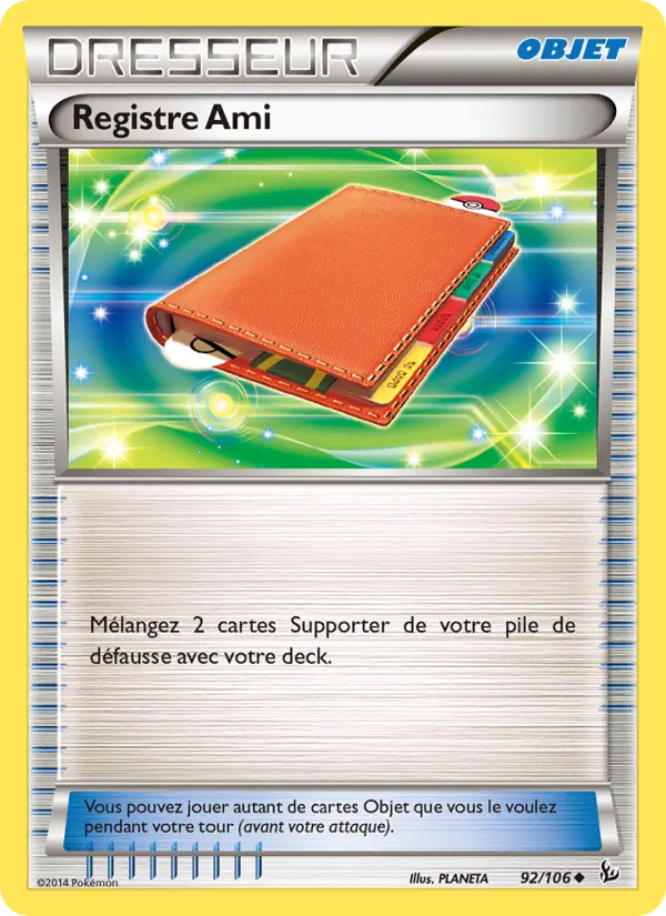 Registre Ami, Étincelles Nº 92