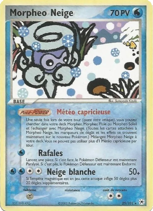Morpheo Neige, EX Légendes Oubliées Nº 25