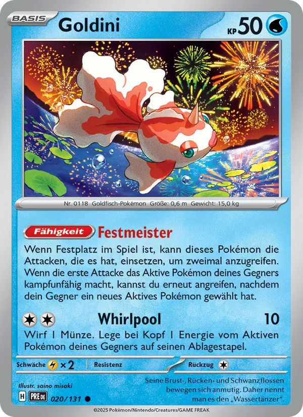 Goldini, Prismatische Entwicklungen Nº 020