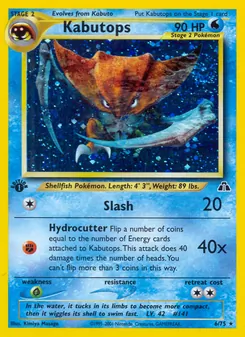 Kabutops, Neo Discovery No. 6