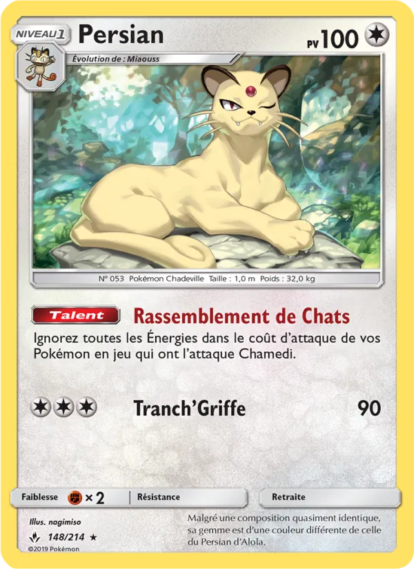 Persian, Alliance Infaillible Nº 148