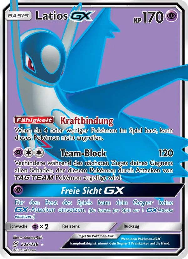 Latios GX, Bund der Gleichgesinnten Nº 223