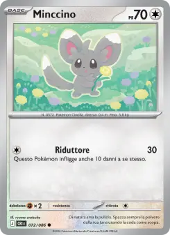 Minccino, Caos Nascente No. 072 Normal