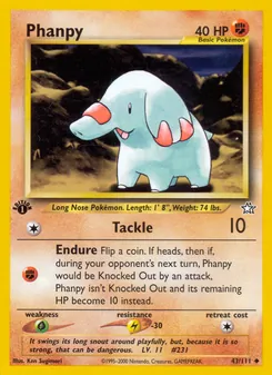 Phanpy, Neo Genesis Nº 43 Normal