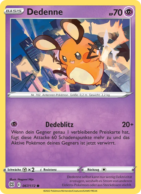 Dedenne, Strahlende Sterne No. 067