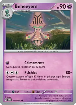 Beheeyem, Luce Nera No. 041 Normal