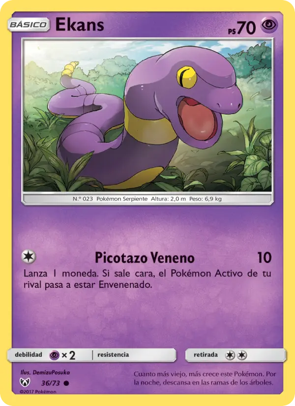 Ekans, Leyendas Luminosas Nº 36