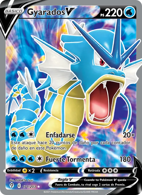 Gyarados V, Cielos Evolutivos Nº 171