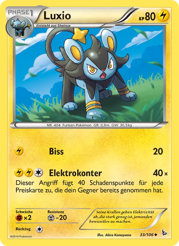 Luxio, Flammenmeer No. 33