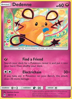 Dedenne, Forbidden Light Nº 88 Normal