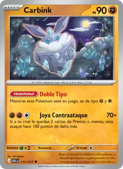 Carbink, Héroes Ascendentes Nº 117 Normal