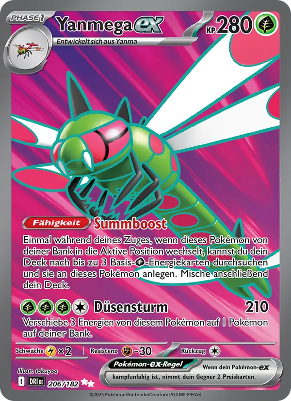 Yanmega-ex, Ewige Rivalen No. 206