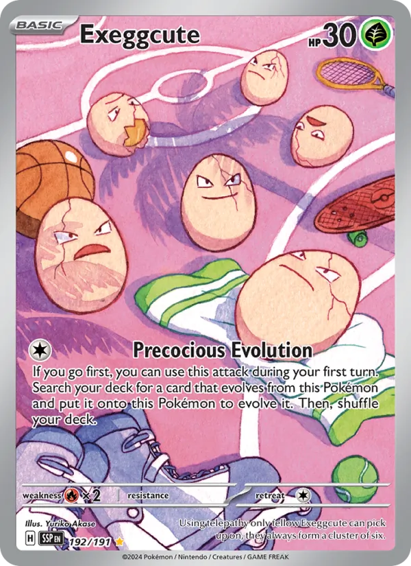 Exeggcute, Surging Sparks No. 192