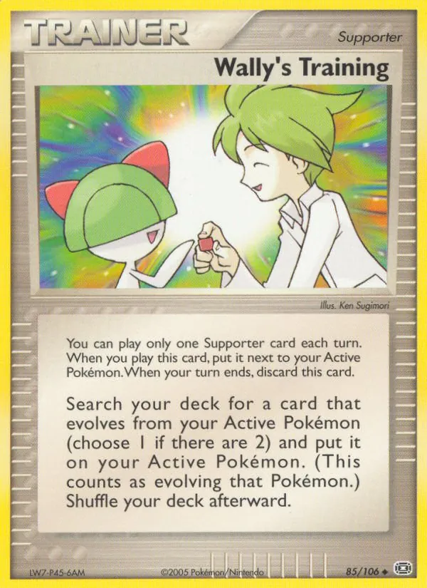 Wally's Training, Emerald No. 85