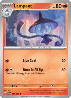 Lampent, Twilight Masquerade No. 037 Normal
