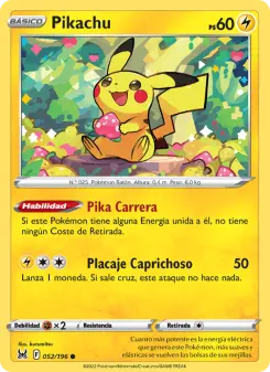 Pikachu, Origen Perdido No. 052 Normal