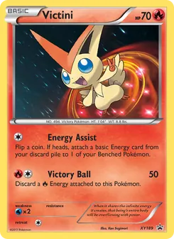 Victini, XY Black Star Promos No. XY189 Normal