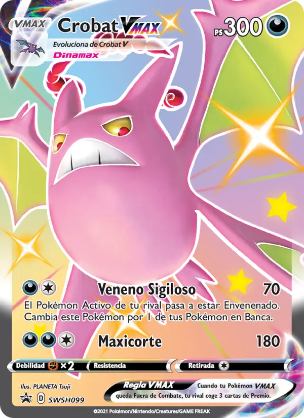 Crobat VMAX, Cartas de promoción ESES No. SWSH099