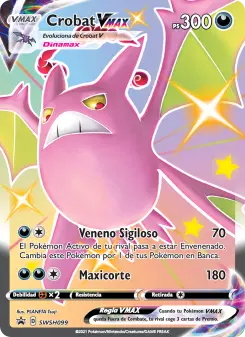Crobat VMAX, Cartas de promoción ESES No. SWSH099 Holo