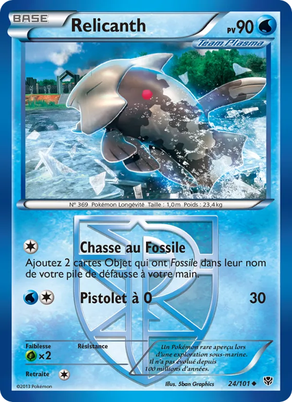 Relicanth, Explosion Plasma Nº 24