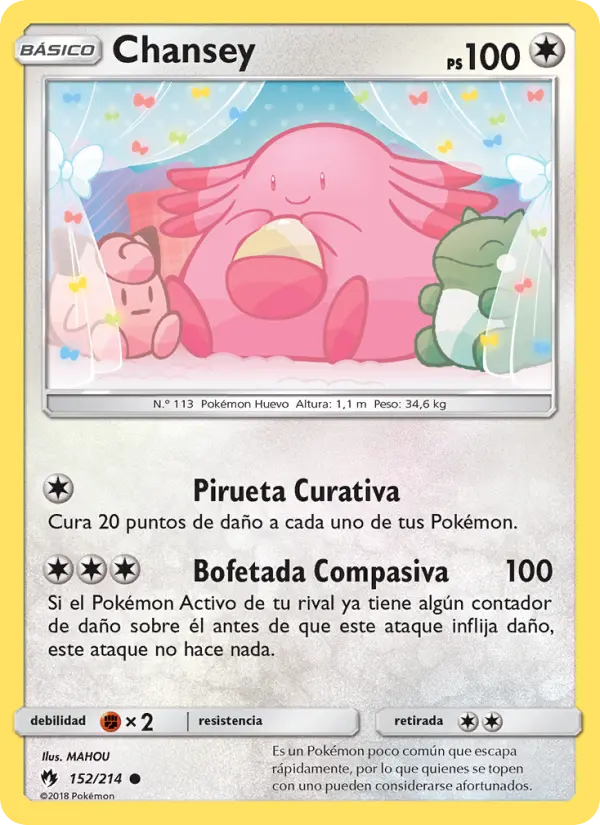 Chansey, Truenos Perdidos Nº 152