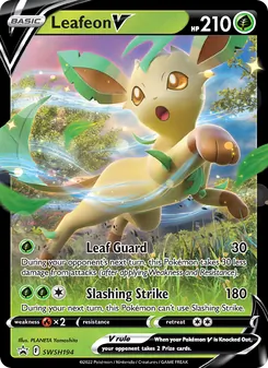 Leafeon V, SWSH Black Star Promos No. SWSH194 Normal