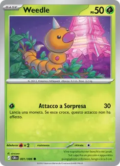 Weedle, Caos Nascente No. 001