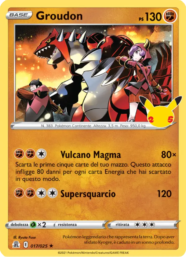 Groudon, Gran Festa No. 17