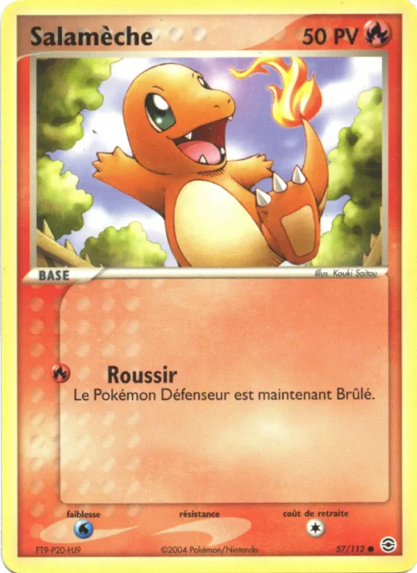 Salamèche, EX Rouge Feu & Vert Feuille No. 57