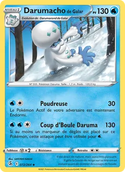 Darumacho de Galar, Poing de Fusion No. 72 Normal