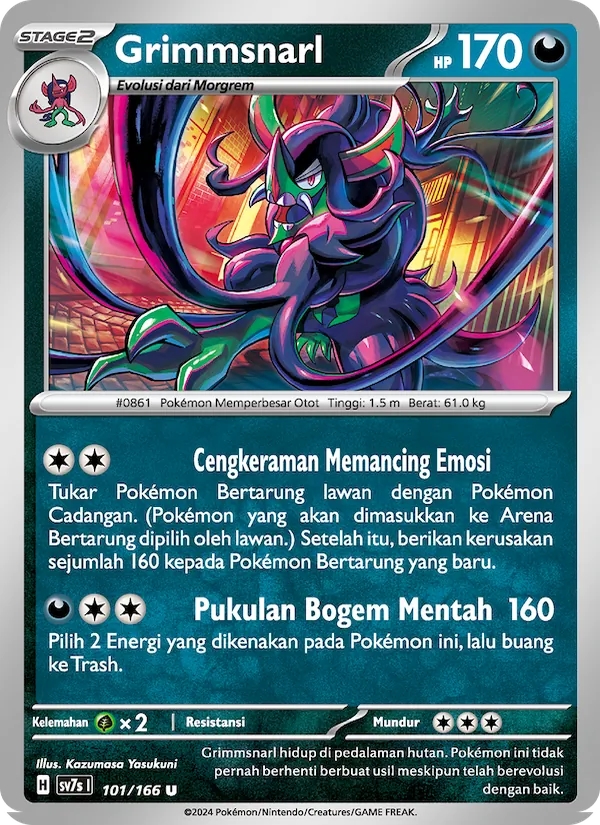 Grimmsnarl, Bimbingan Rasi No. 101