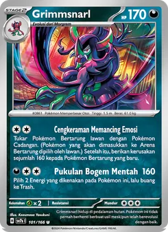 Grimmsnarl, Bimbingan Rasi No. 101 Normal