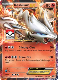 Reshiram-EX, Legendary Treasures Nº 29 Normal